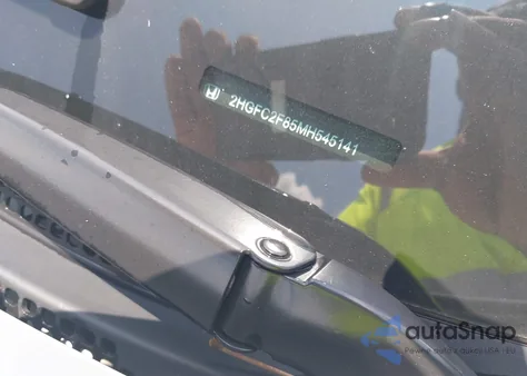 2021 Honda Civic Sport z USA, uszkodzony, nr VIN 2HGFC2F85MH545141